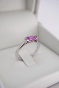 Load image into Gallery viewer, Anello con Zaffiro Rosa 0,78 ct
