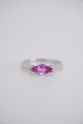 Load image into Gallery viewer, Anello con Zaffiro Rosa 0,78 ct
