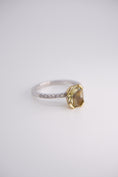 Load image into Gallery viewer, Anello con Eliodoro 1,15 ct
