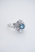 Load image into Gallery viewer, London Topaz and Diamond Ring
