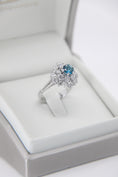 Load image into Gallery viewer, London Topaz and Diamond Ring
