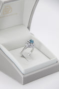 Load image into Gallery viewer, London Topaz and Diamond Ring
