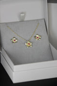 Load image into Gallery viewer, Ruby Necklace & Earrings
