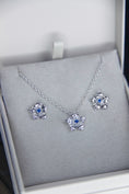 Load image into Gallery viewer, Sapphire Necklace & Earrings
