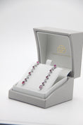 Load image into Gallery viewer, Natural Rubies and Diamond Pendant Earrings
