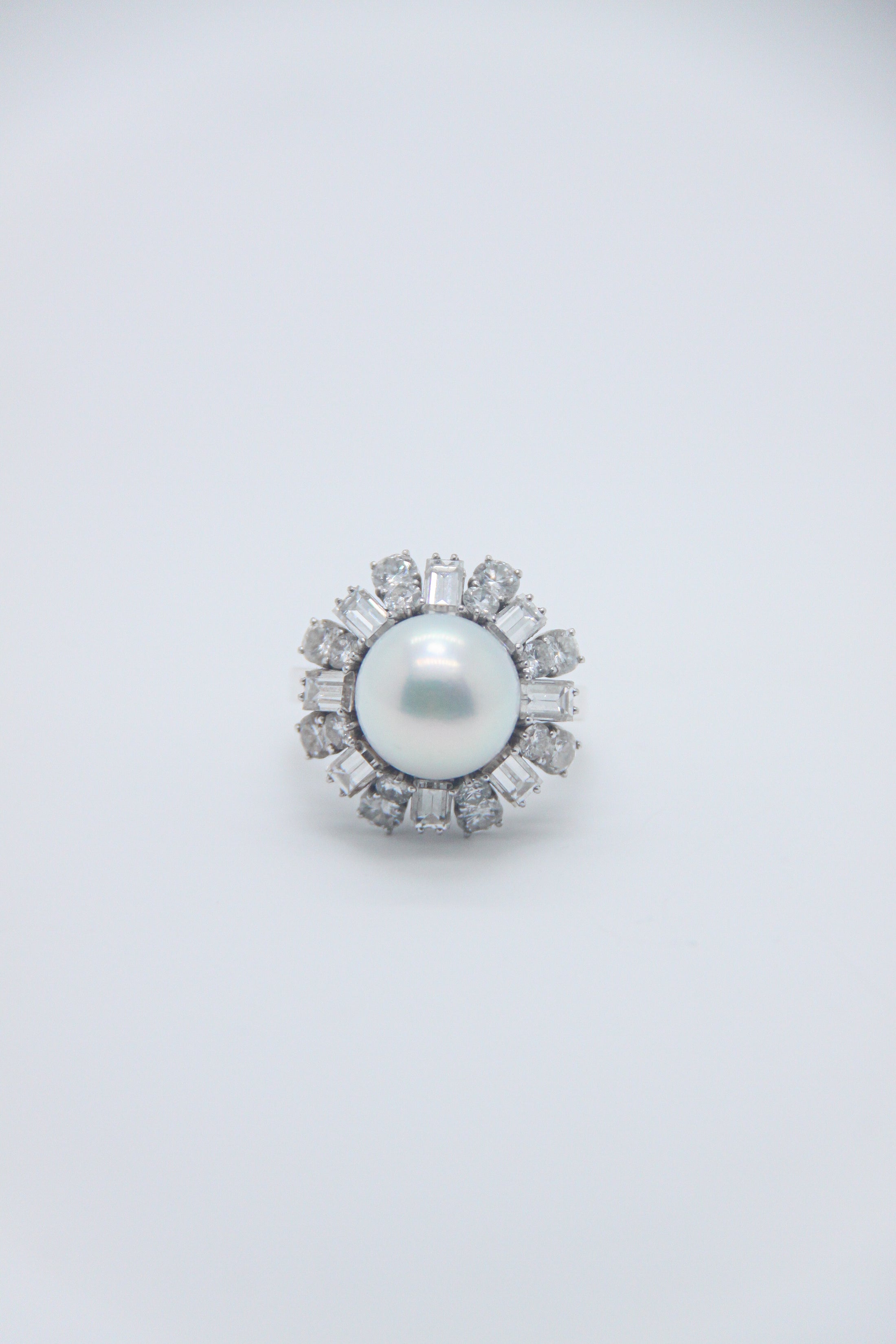 Pearl and Diamond Ring