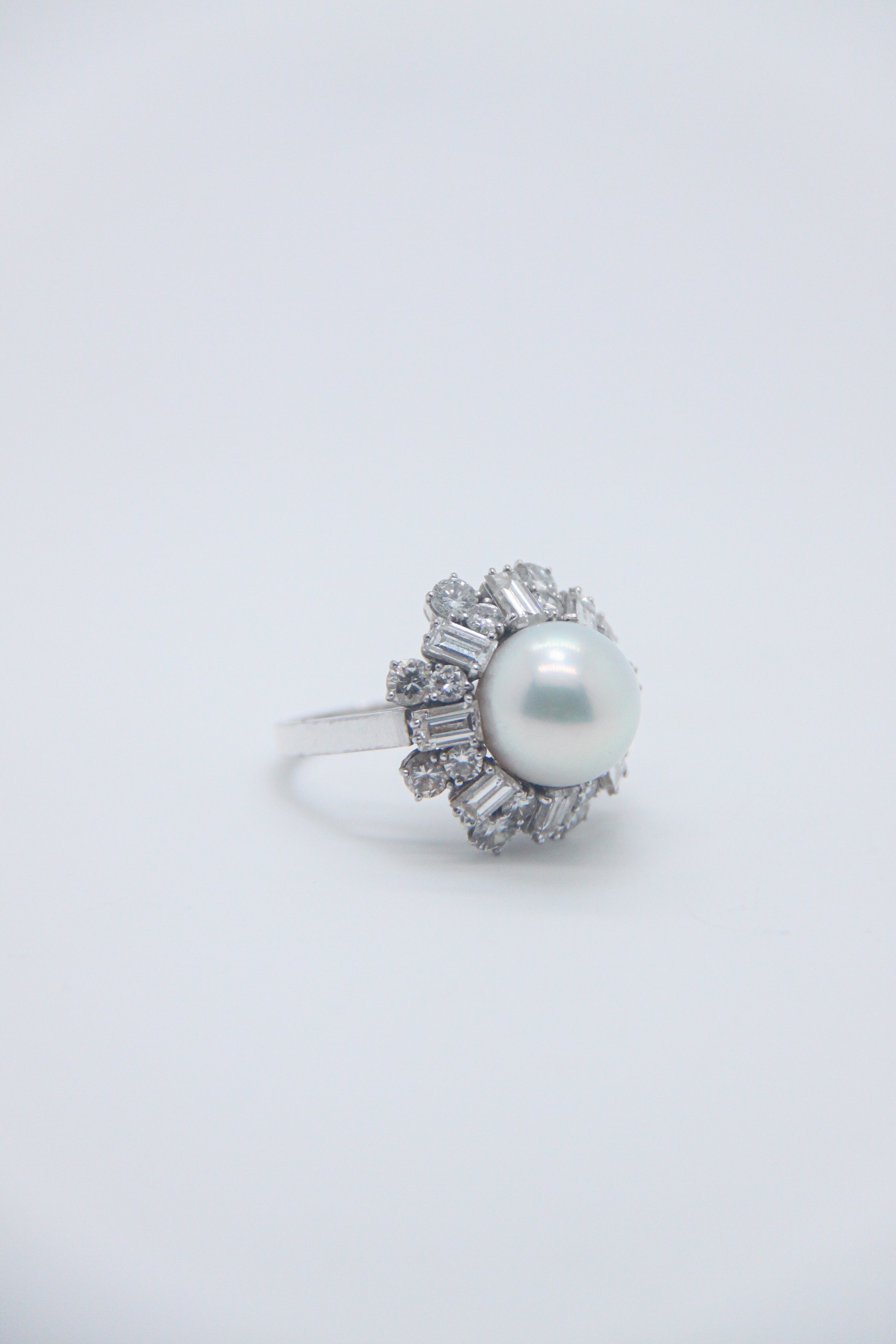 Pearl and Diamond Ring