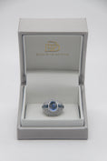 Load image into Gallery viewer, Trombino Ring with Sapphire
