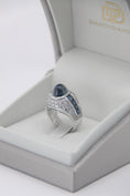 Load image into Gallery viewer, Trombino Ring with Sapphire
