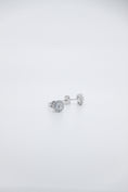 Load image into Gallery viewer, Diamond Round Earrings
