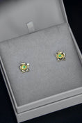 Load image into Gallery viewer, Liberty tsavorite earrings (yellow gold)
