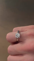 Load and play video in Gallery viewer, 2.03 CT Diamond Solitaire Ring.
